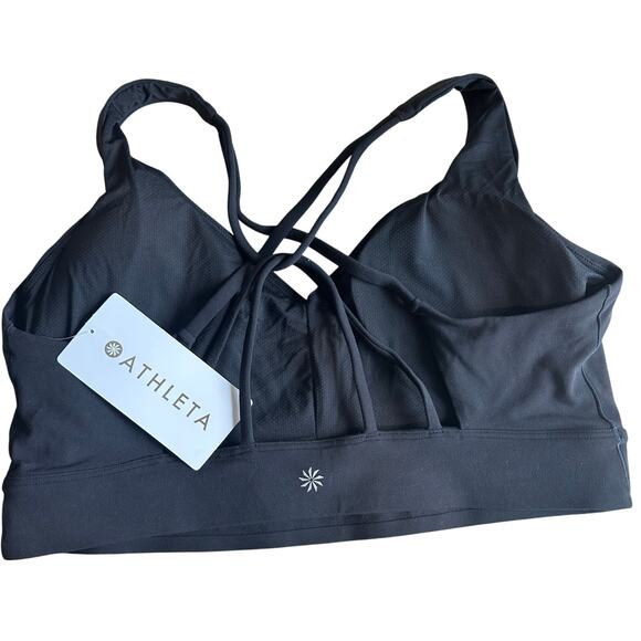 Athleta Solace Sports Bra D-DD Black XL 657431 - Picture 5 of 7